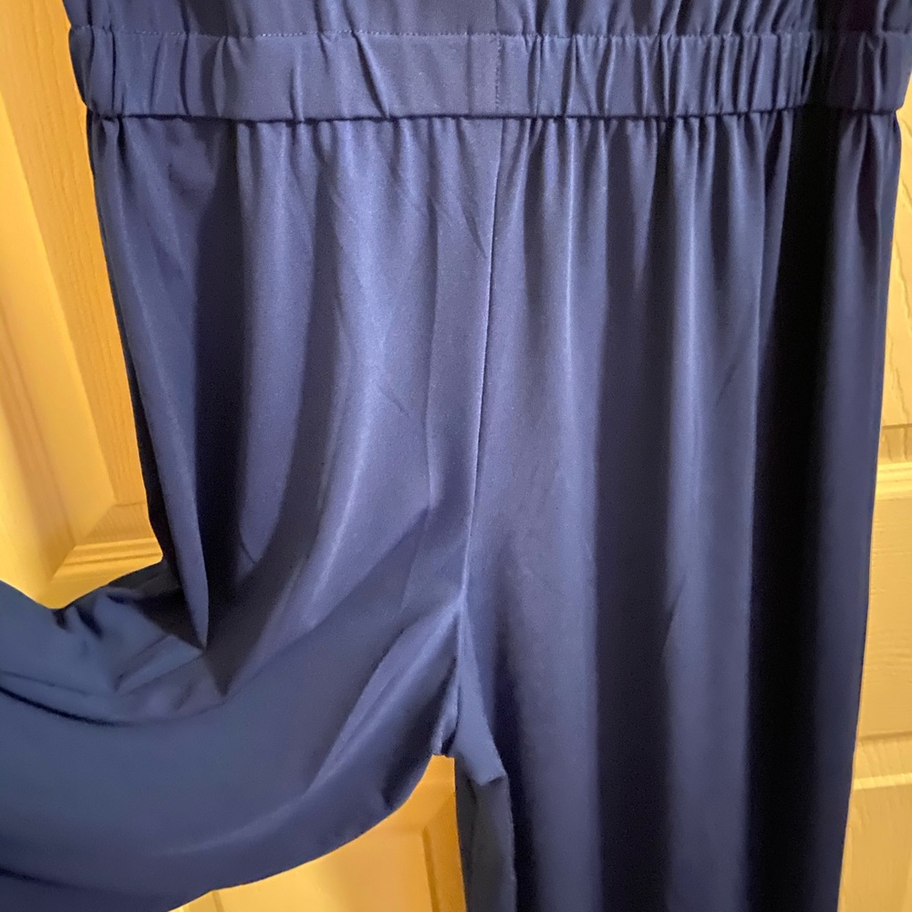 NWOT💙Joan Rivers Ruffled Sleeveless Jumpsuit - Picture 6 of 16